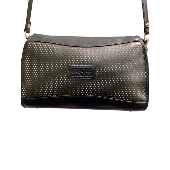 Never Used Vintage Dooney &Bourke Crossbody Women’s 1Size Leather Black & Yellow - Picture 2 of 9